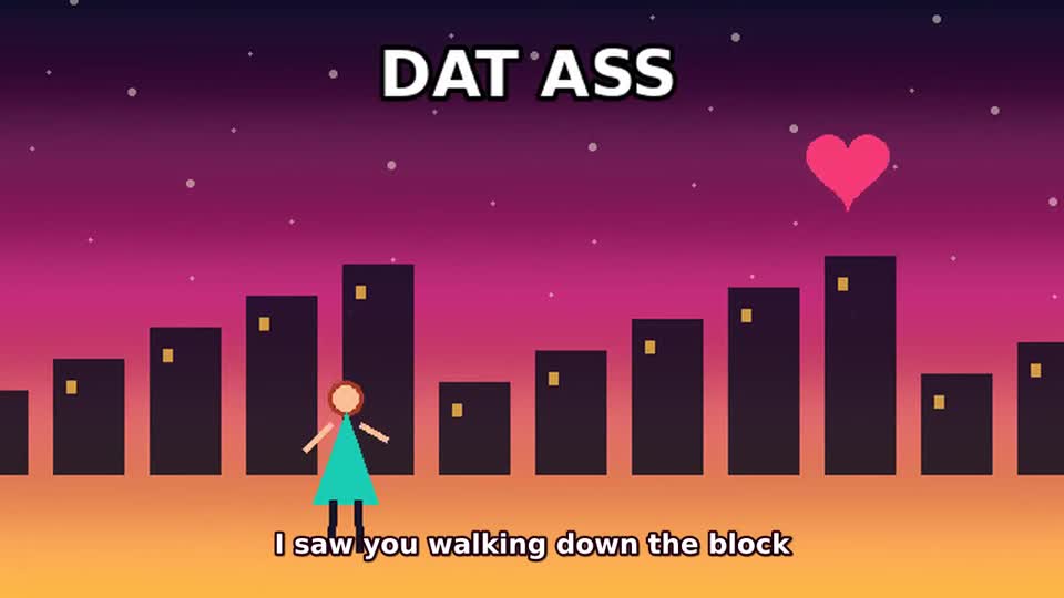 Dat Ass procedural pop art